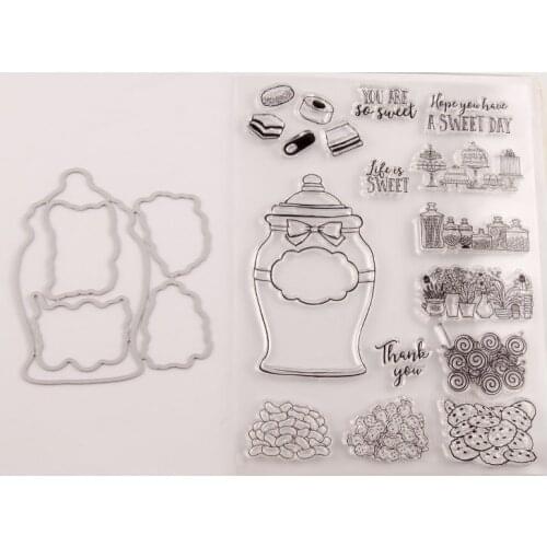 Clear Stamps and Dies Baby bottle Metal Cutting for Scrapbooking for DIY Card Making Cutting Crafts Stencil Dies