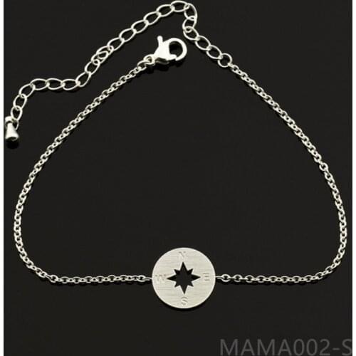 Silver Red Rope Bangle Bracelet Fashion Women Jewelry Gift Chain MAMA002