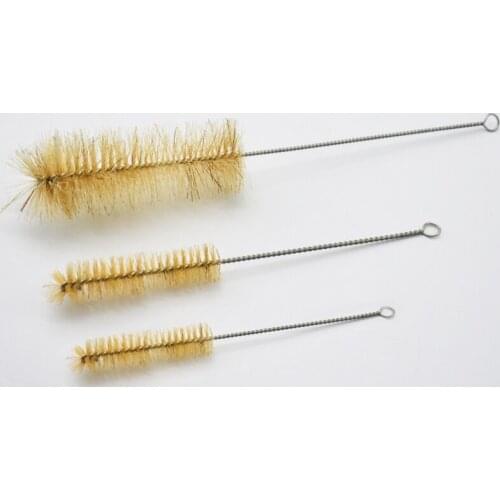 Test Tube Brush Small Medium Large Pig Brush DIY Test Tube Brush Tool Chemical Laboratory Consumables
