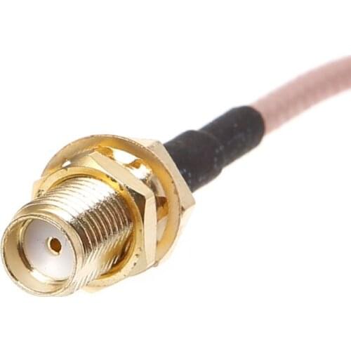 SMA Female To CRC9/TS9 Dual Connector RF Coaxial Adapter RG316 Cable 15cm Y98E