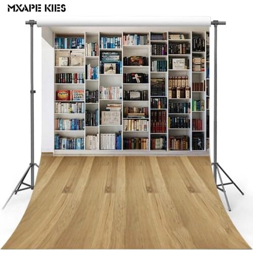 Anchor background cloth 3d live room study bookcase background cloth 3d stereo office background cloth HD atmosphere new