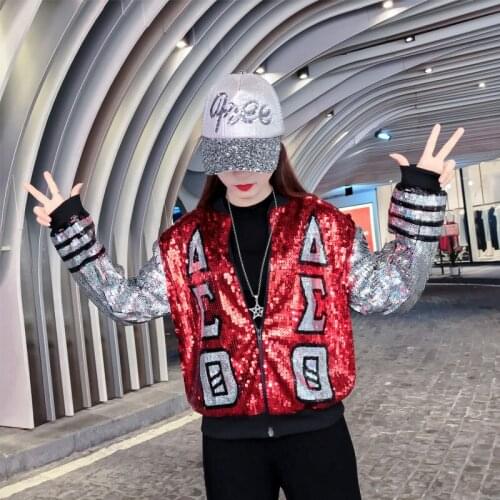 Spring jacket womens new trendy brand long-sleeved western-style jacket Stage performance suit jacket women Y600