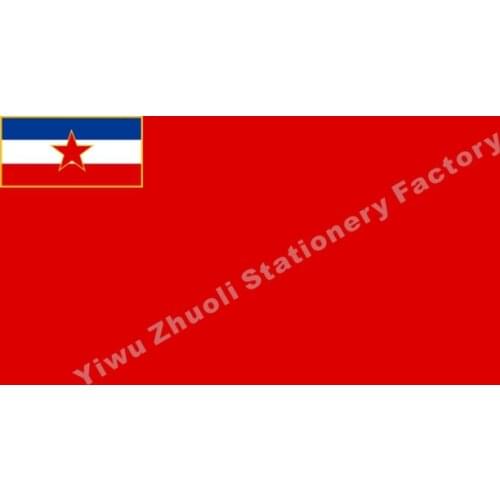 SR Bosnia And Herzegovina Flag 150X90cm (3x5FT) 120g 100D Polyester Double Stitched High Quality Banner Ensign Free Shipping