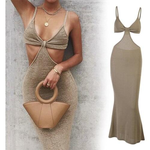 Womens Dress Backless High Waist Dress for Summer beach Party Club Cocktail