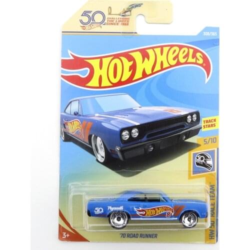 2010-308 Hot Wheels 70 ROAD RUNNER Mini Alloy Coupe 1/64 Metal Diecast Model Car Kids Toys Gift