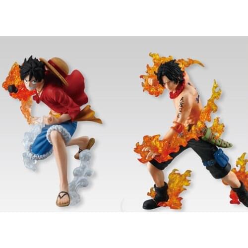 Banpresto Brotherhood DXF II Ace Sabo Luffy Brother Fighting See Action PVC Collectible Figures Model Toys 3pcs / set
