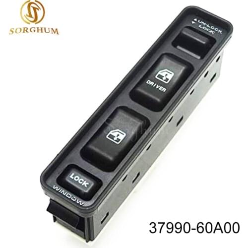 37990-60A00 3799060A00 Fit For 89-91 Suzuki Sidekick Electric Power Window Master Control Switch Drive