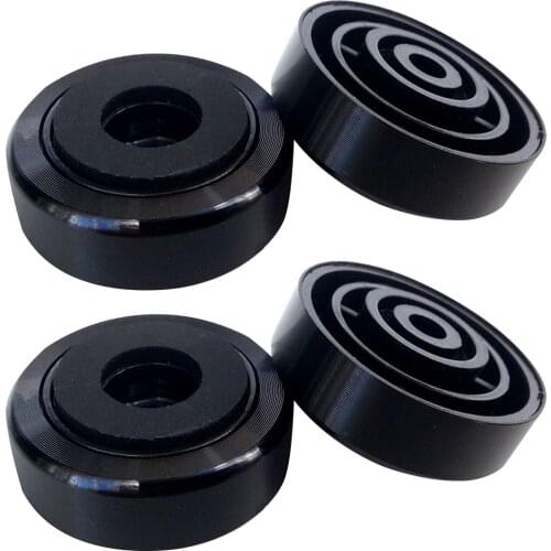 4pcs Amplifier Turntable Shock Absorption Home HIFI Player Cabinet Damping 30x11mm Audio Isolation Durable Speaker Feet Pad