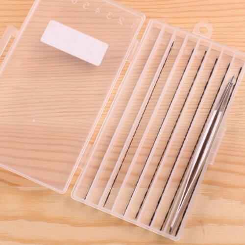 8 Grid 135mm Flat Long Plastic Parts Storage Box Component Organizer Drill Tap Container