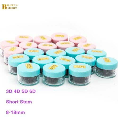 BES 500Fans/1000FansOne Jar Lashes Extension Heat Bonded Pre Made Volume Fans Premade Russian Volume Eyelash Extension Supplies