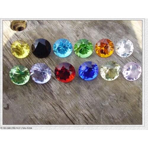 Free Shipping Good Quality New Design Colorful Crystal Diamond Glass Paper Weight