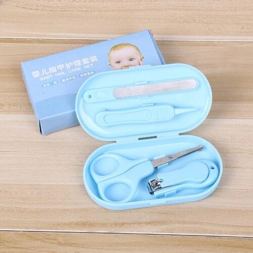 Safety Nail Clippers Scissors Cutter For Newborn Baby Convenient manicure set scissors supplies Baby Cleaning Toils Nail Care