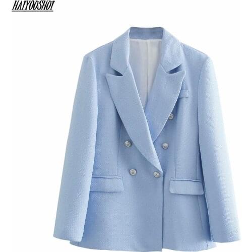 Женские двубортные пиджаки CINESSD China At AliExpress