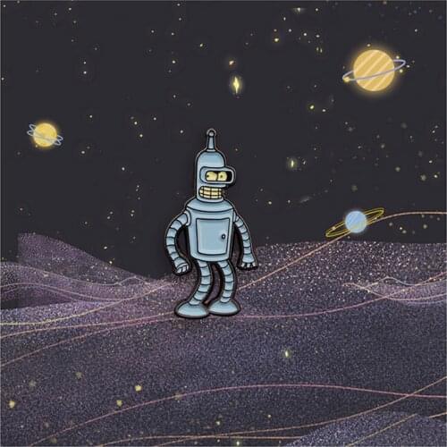 Baby Bender Pin Your favorite happy drunk robot from the hit show FFuturama