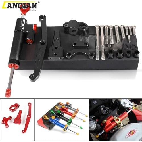 For Honda CB650R CB650 CB 650 R Motorcycle CNC Adjustable Steering Stabilizer Damper Mounting Support Bracket Kit Steer Dampers