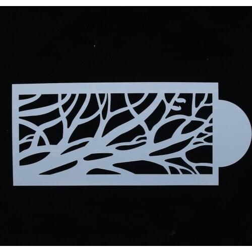 Tree Branches Reusable Stencil Airbrush Painting Art Cake Spray Mold DIY Decor Crafts