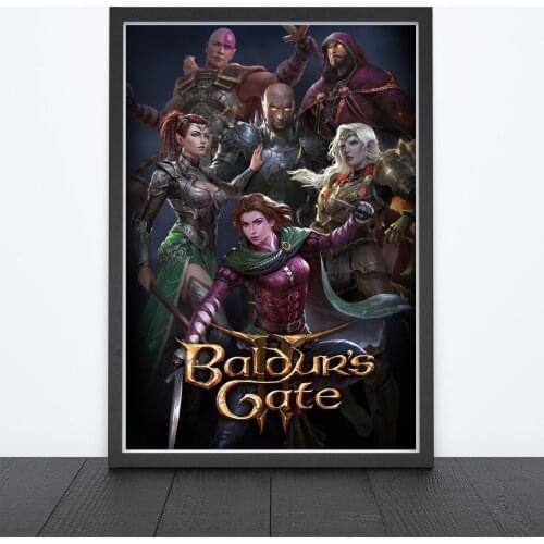 Baldurs Gate 3 Video Game Canvas Poster Home Wall Painting Decoration (No Frame)