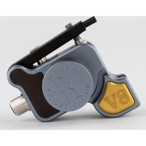 DK V8 Rotary Tattoo Machine Japan Coreless Motor Rotary Tattoo Machine Gun Liner Shader Gray & Black Color