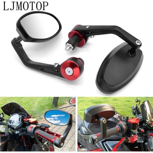CNC Motorcycle Mirror 7/8" Handle Bar End Aluminum Rearview Mirrors For Yamaha DT125 Gas Gas EC2T FSE FSR EC 250 300 TC TE 125