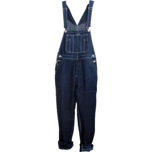Hot 2020 Mens Plus Size Overalls Large Size Huge Denim Bib Pants Fashion Pocket Jumpsuits Male Free Shipping Brand 48 50