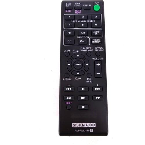 NEW Original for Sony RM-AMU149 Micro Hi-Fi Stereo System Remote Control CMT-V9 CMT-V9IP CMT-V10IP CMT-V10IP/CA CMT-V10IP/Z