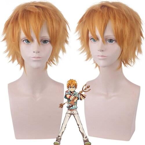 Anime 2020 Toilet-Bound Hanako-kun Minamoto Kou Cosplay Wigs Synthetic Hair Party Costume Wig with free Wigcap