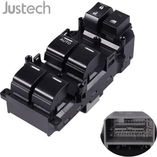 Justech 12V Power Window Switch Master Control 35750-TB0-H01 Left Front Side Push Pull Switch For Honda Accord 35750-TB0-H01