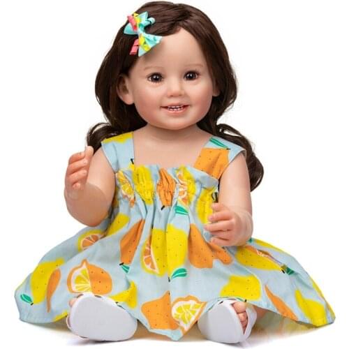 55cm Realistic Sleeping Doll Soft Toy with Lovely Face Lifelike Educational Reborn Boutique Collections Kids Party Gift