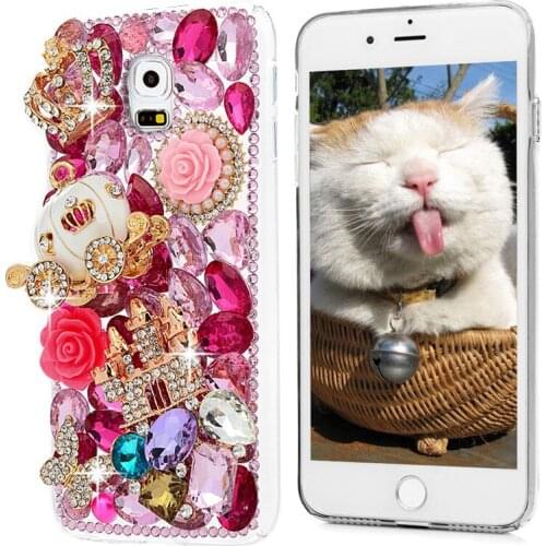 Luxury Rhinestone Phone Case for iPhone 11 12 Pro Max X XS XR 6 6s 7 8 Plus 12 mini Bling Glitter Cover