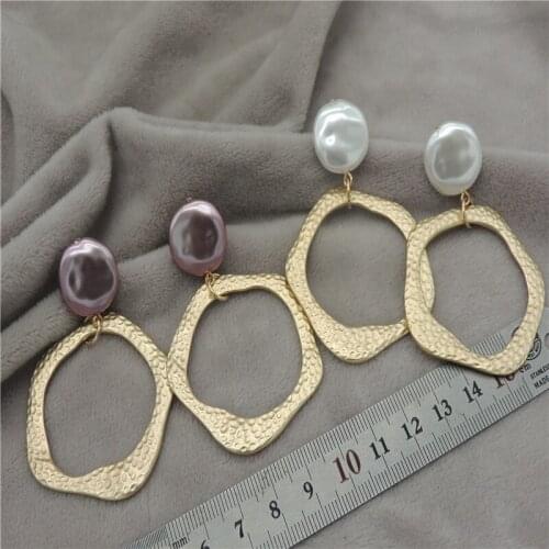 Brinco Oorbellen Selling Fashionable Joker Street Snap In Europe And The Irregular Heterosexual Stud Earrings Ta77 Temperament