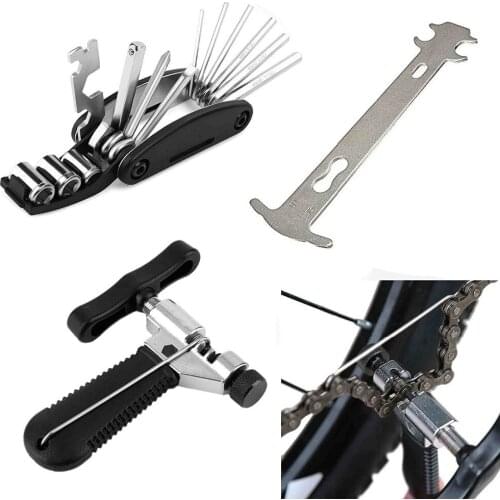 Sportsrain Bicycle Universal Repair Chain Splitter Breaker Rivet Link Remover Tool Bicycle Repairing Tool Set Chain Tool