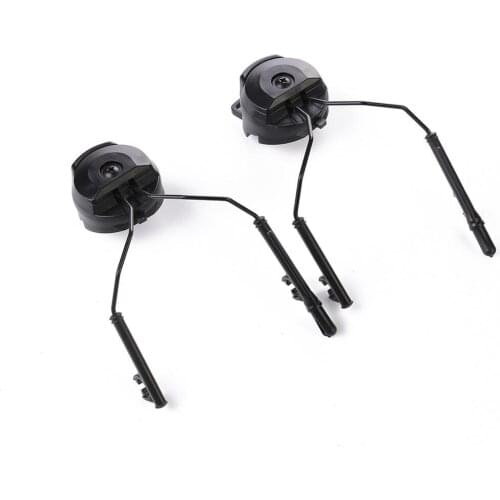 WZJP Tactical FAST Helmet Accessory Type Headphone Bracket Fast Helmet Adapter Kit BK/DE/FG Track