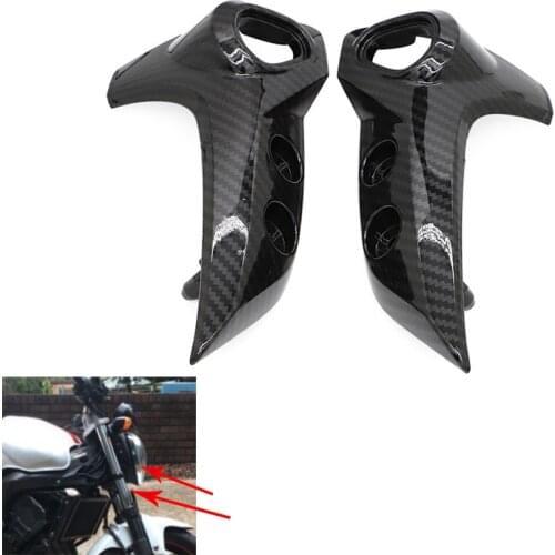 Carbon Fiber Headlight Upper Side Bracket Support Frame Cover Mounting ABS For Yamaha FZ6 FZ6-N FZ6N FZ 6N 2006 2007 2008 2009