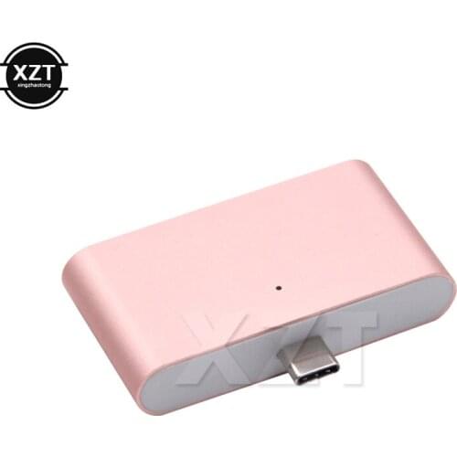 High Quality 4 in 1 USB 3.1 Type-C card reader for Type-C Android Phones TF /SD memory card reader mini USB C card Adapter