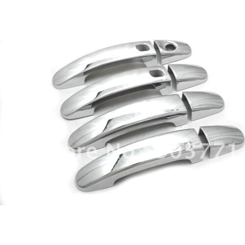 High Quality Chrome Door Handle Cover with Smart Key Version for Ford Focus MK3 Sedan Hatchback 12-13 Free Shipping