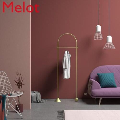 High-End Custom European-Style Floor-Standing Corner Coat Rack Modern Living Room Simple Convenient Clothes Rack Storage Rack
