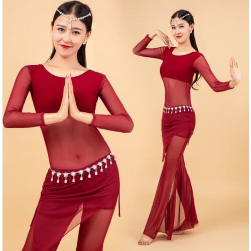 Belly dance 2019 new female uniforms suit belly dance costumes belly dance costumes S48 + K72