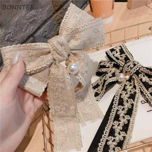 Headwear Women Embroidery Design Lace Patchwork Artistic Chic Summer Barrettes Ulzzang College Temperament Elegant Classic 2021