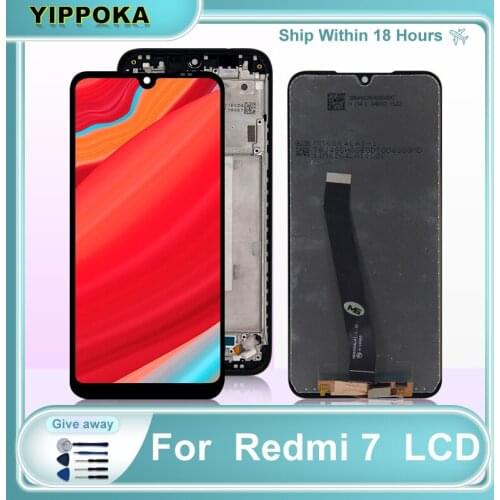 6.26" Original For Xiaomi Redmi 7 LCD Touch Screen Display Digitizer Assembly Parts For Redmi 7 Display With Frame 10 Touch