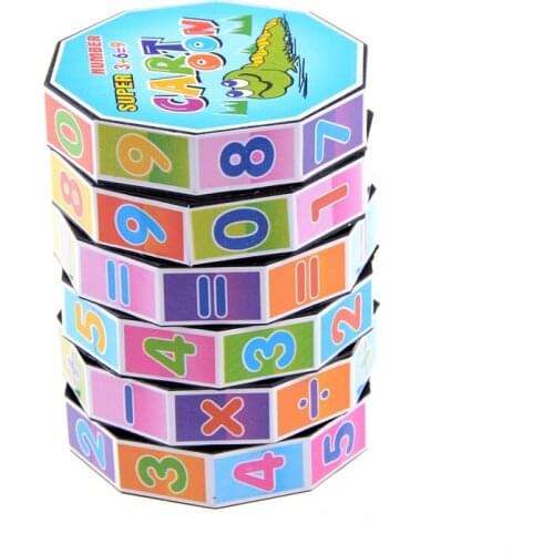 1 Pcs Mathematics Digital Cube The Magic Cube Of Childrens Educational
