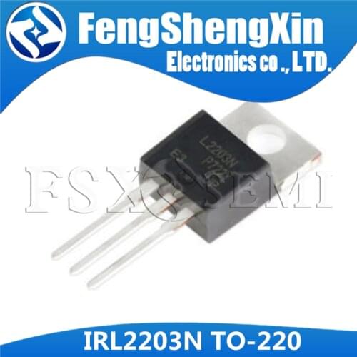 10pcs/lot IRL2203N TO-220 L2203N Power MOSFET