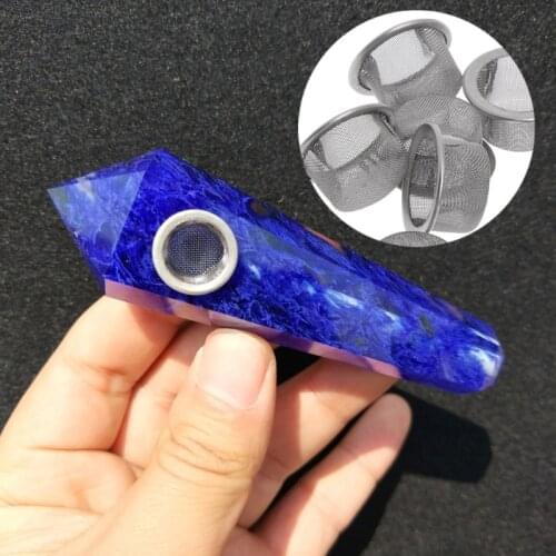 10Pcs Tobacco Smoking Pipe Metal Filter Screen Steel Mesh Concave Bowl Style