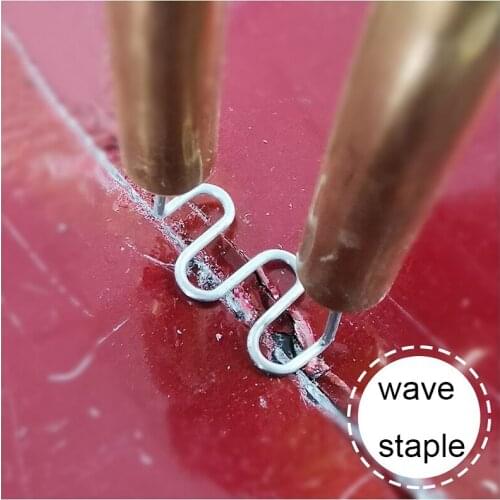 100/ 500 PCS Hot Stapler Staples For Plastic Welder Car Bumper Repair Welding Machine Hot Melt Welding Tool Fit Flat, Corners
