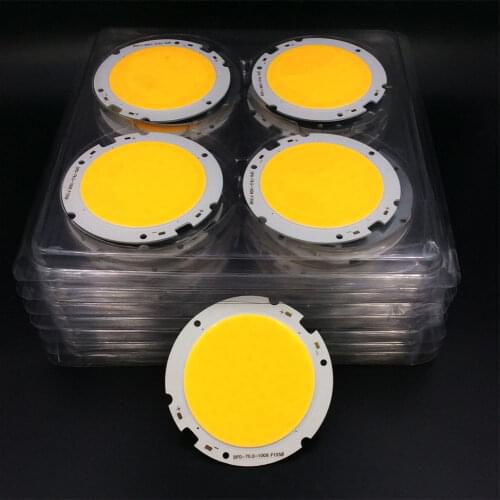 20W 30W COB LED Chip 60mm Emitting Surface 76mm Round COB for LED Spotlight Downlight Flood Lights Warm 3000K 4000K 6000K Bulb