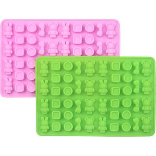 60 Hole Various Silicone Chocolates Candy Molds Fondant Cake Decorating Mold Epoxy Resin Molds Baking Tools Kitchen Accessories
