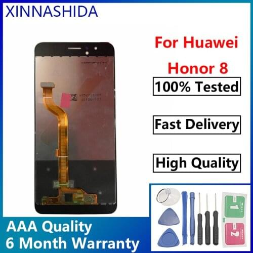 AAA Quality 5.2'' Display with frame for Huawei HONOR 8 LCD Touch Screen Digitizer Assembly FRD-L19 FRD-L09 Repair Parts