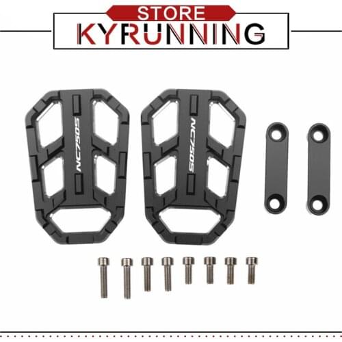 Motorcycle accessories billet MX wide pedal rest pedal for HONDA NC700S NC 700S nc700s 2012-2019