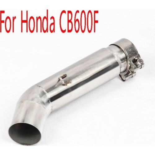 For Honda CB600F CB 600F Hornet 2007- 2013 Hornet 600 Slip-on Motorcycle Exhaust Muffler Middle Link Pipe Escape Connection Pipe