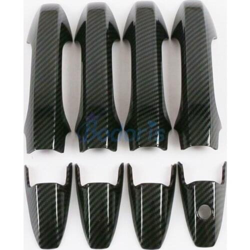 For Honda CRV CR-V CR V 2007 2008 2009 2010 2011 Carbon Fiber Color Door Handle Cover Bowl Insert Trim Car Styling Accessories