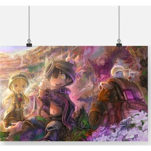 Home Decoration Hd Print Painting Made in Abyss Anime Pictures Cartoon Wall Art Modular Canvas Poster Bedside Background Bedroom